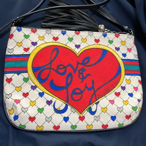 Brighton Handbags - Brighton Heart Print Crossbody Bag